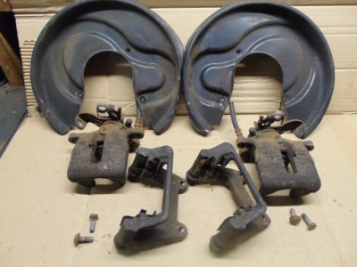 Swap гальма скоба скоба супорти захист audi a4 b6 b7 288mm задня фото №1