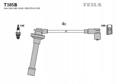 TESLA BLATNÁ T385B KOMPLEKTAS LAIDŲ UŽDEGIMO 