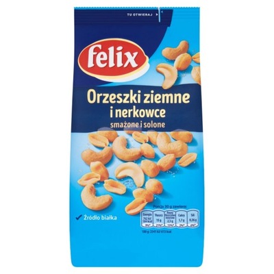 Felix Orzeszki ziemne i nerkowce smażone solone