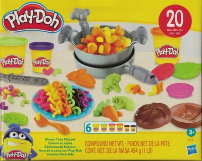 PLAY-DOH ZESTAW OBIADOWY XXL KUCHNIA 20 elementów