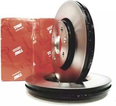 Trw диск гальмівна toyota aygo citroen c1 перед фото №1