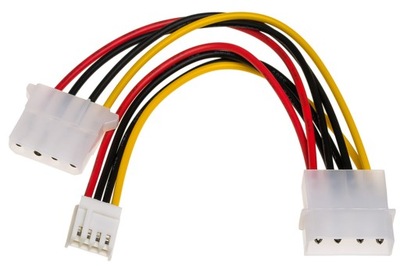 Kabel Adapter zasilania Molex - Molex - mini Molex