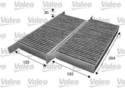 VALEO VAL715607 FILTRO DE CABINA DE CARBON LAGUNA 3  