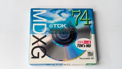 MiniDisc MD TDK XG 74 1szt...