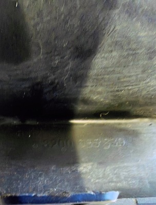 Молдинг бампера лівий задня ліва задня renault modus 08- фото №1