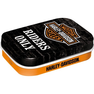 Pudełko metalowe Harley Davidson Riders Only miętó