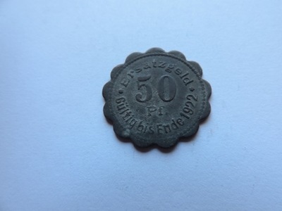 STETTIN - SZCZECIN 50 PFENNIG 1922