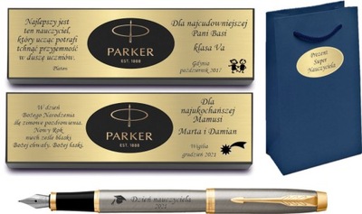 PARKER pióro wieczne IM ROYAL BRUSHED GT GRAWER