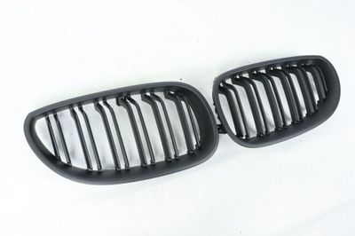 REJILLA DE RADIADOR REJILLAS BMW 5 E60 2003-2010 NEGRO MATE  