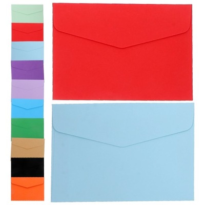 Kolorowe małe koperty