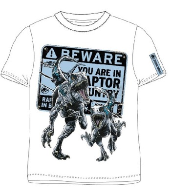 T-Shirt Bluzka Jurassic World 164 biała