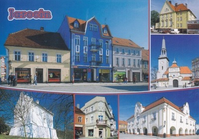 JAROCIN - RYNEK - HOTEL "KASYNO" - KOŚCIÓŁ - SKARBCZYK - RATUSZ