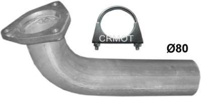 Mercedes unimog u 1450 1600 1650 труба передняя фото №1