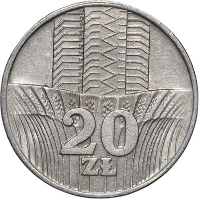 20 złotych 1976 WIEŻOWIEC I KŁOSY