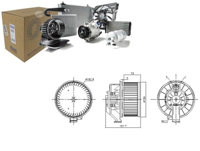 VENTILADOR SOPLADORES FORD FIESTA VI 1.0-1.6D 06.08- NISSENS  