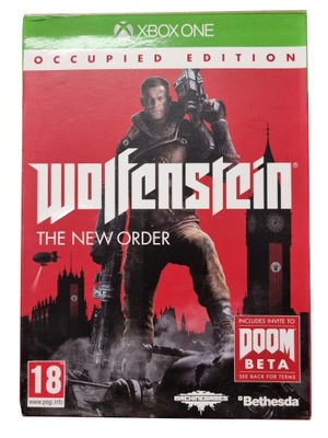 WOLFENSTEIN THE NEW ORDER OCCUPIED EDITION XBOX ONE GRA NOWA W FOLII