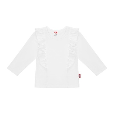 TuSzyte | Bawełniana bluzka z falbanką R.74