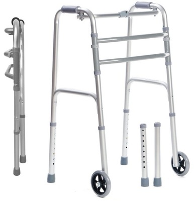 Balkonik chodzik dla niepełnosprawnych Wielofunkcyjny 3w1 Składany Lekki