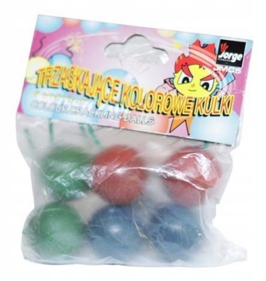 TRZESZCZĄCE KULKI JM05 6 KOLOROWYCH KULEK