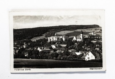 POLANICA ZDRÓJ - PANORAMA MIASTA 1953