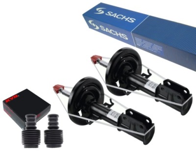 Sachs 2x амортизаторы + защита отбойники renault scenic iii grand scenic iii фото №1