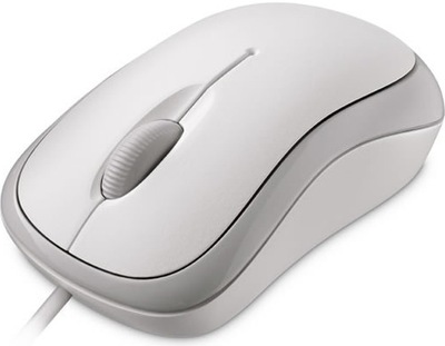 Microsoft Basic Optical Mouse Mac/Win USB, biały (PC)