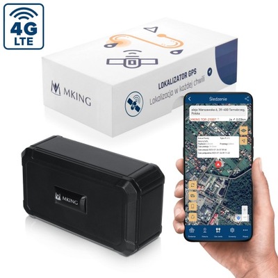 LOCATOR GPS 3 YEAR DZIALANIA 4G WITHOUT ABONAMENTU MAGNES SLEDZENIE MK30B  