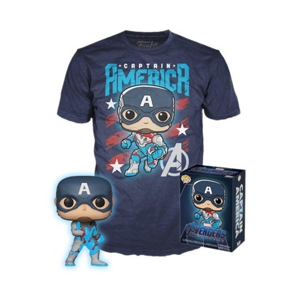 Avengers Captain America figurka koszulka L