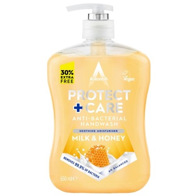 Astonish Antibacterial Milk&Honey 650ml Mydło w płynie