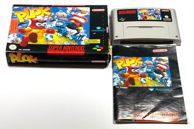 Plok Super Nintendo SNES