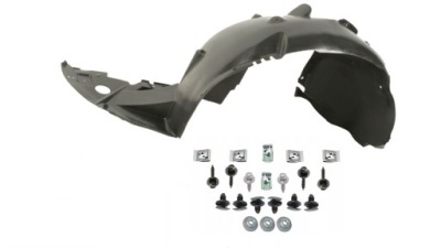 Подкрылок перед левая + клипсы citroen c-elysse peugeot 301 12- фото №1