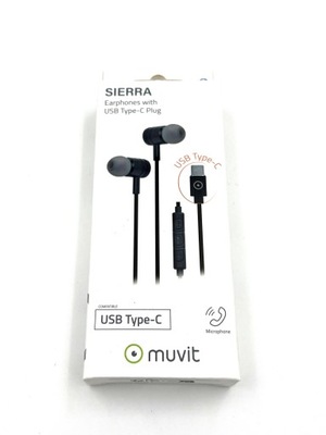 Słuchawki dokanałowe Muvit SIERRA USB-C
