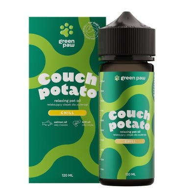 Olejek dla zwierząt Green Paw Couch Potato 120ml *data do 30.06.2024r