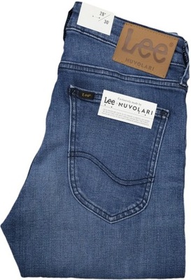 LEE MALONE nuvolari jeansy rurki skinny W30 L30