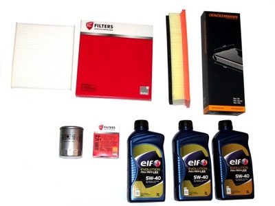 Комплект фильтров fiat panda 2 ii 1.2 lift фото №1