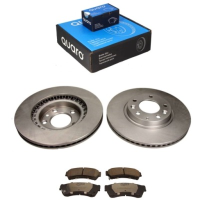 Гальмівні диски перед + гальмівні колодки керамічні do mazda 6 gh 2007-2013 фото №1