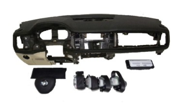 Skoda kodiaq приборная панель консоль подушки безопасности ремни светлый dół фото №1