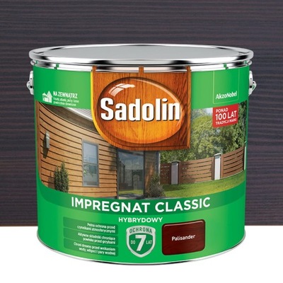 Sadolin Impregnat Classic Hybrydowy Palisander 9L