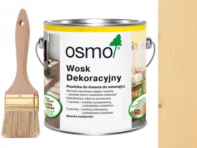 OSMO 3101 wosk dekoracyjny BEZBARWNY 2,5L