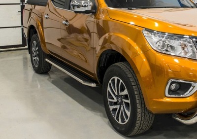 FOOT STEPS SIDE NISSAN NAVARA NP300 FROM 2015 BUMPER GUARD TUV  