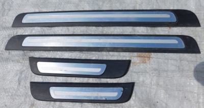 Audi a4 b8 накладки накладки хром молдинг накладка поріг комплект фото №1