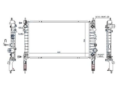 Chevrolet trax 2017- радіатор 1300360 фото №1