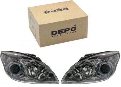 REJILLAS FAROS IZQUIERDA + DERECHA PARA HYUNDAI I30 2007-2012  