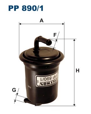 PP890/1 FILTRO COMBUSTIBLES  