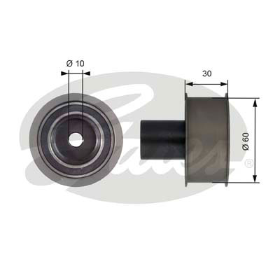 ROLLO PROPULSOR CORREA DISTRIBUCIÓN GATES T42136  