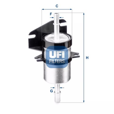 UFI 31.740.00 ФИЛЬТР ТОПЛИВА