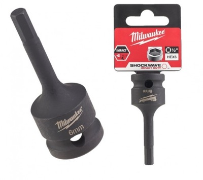 Milwaukee Nasadka udarowa Imbus HEX 6mm 1/2"