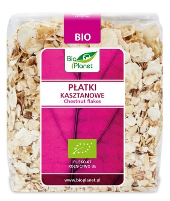 Płatki kasztanowe Bio planet 0,3 kg