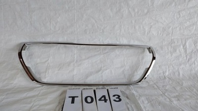 Peugeot 208 хром рамка решітка радіатора решітка радіатора бампера перед фото №1