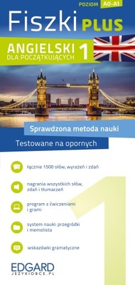 Angielski Fiszki PLUS Dla Początkujących Poziom A0-A1 Edgard